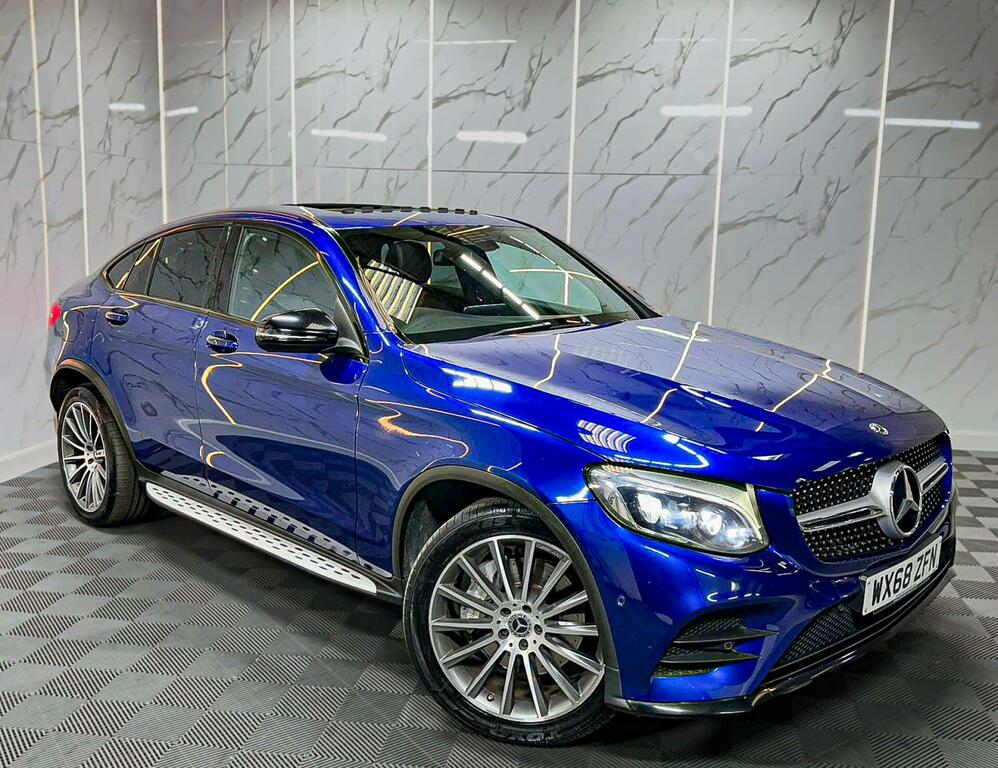 Mercedes-Benz GLC Class 2.1 Glc220d Amg Line Premium Plus Coupe G-tronic Blue