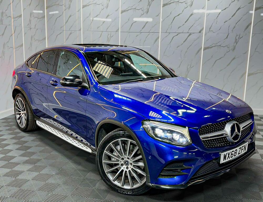 Mercedes-Benz GLC Class 2.1 Glc220d Amg Line Premium Plus Coupe G-tronic WX68ZFN Blue #6
