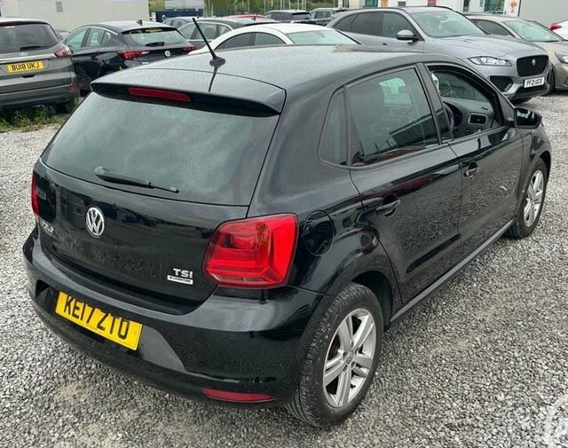 Volkswagen Polo 1.2 Tsi Bluemotion Tech Match Edition Hatchback KE17ZTO Black #4