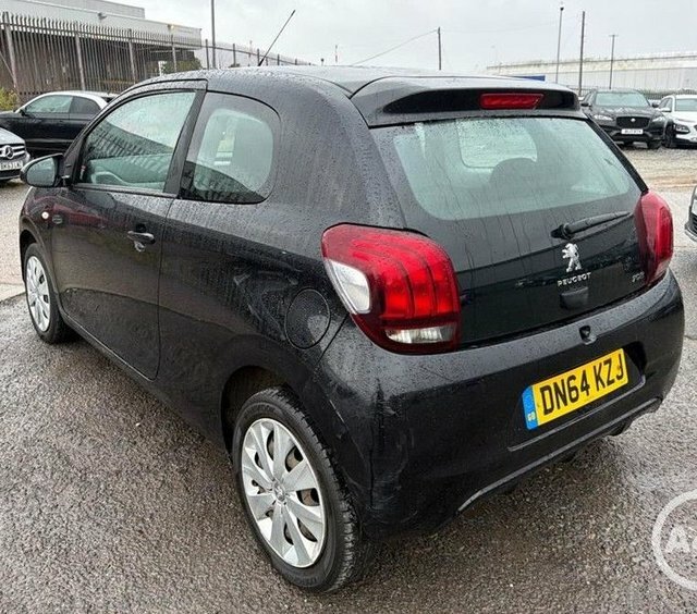 Peugeot 108 1.0 Vti Active Hatchback Euro 5 DN64KZJ Black #2