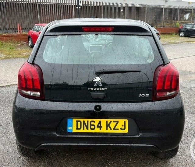 Peugeot 108 1.0 Vti Active Hatchback Euro 5 DN64KZJ Black #6