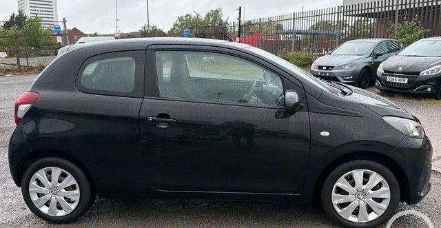 Peugeot 108 1.0 Vti Active Hatchback Euro 5 DN64KZJ Black #4