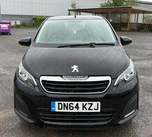 Peugeot 108 1.0 Vti Active Hatchback Euro 5 DN64KZJ Black #3