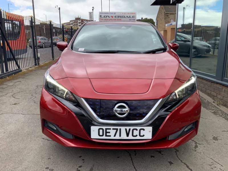 Nissan Leaf 110Kw N-connecta 40Kwh - 2022 71 OE71VCC Red #5