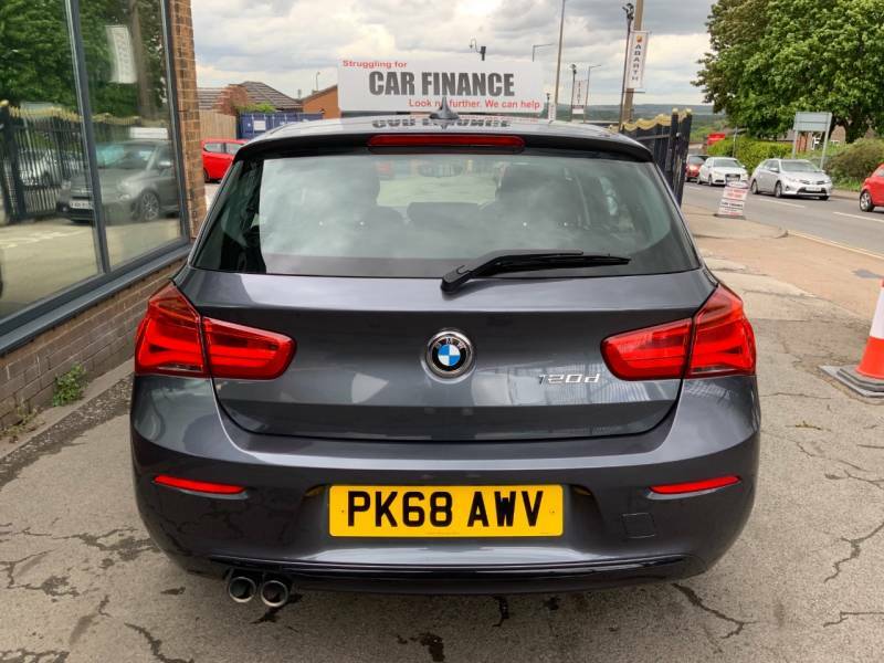 BMW 1 Series 120D Sport Navservotronic - 2018 68 PK68AWV Grey #4