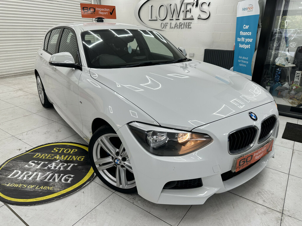 BMW 1 Series M Sport White