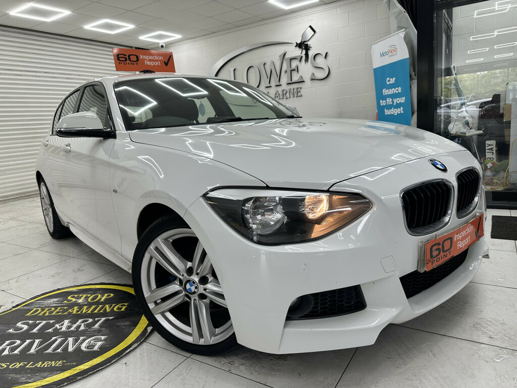 BMW 1 Series M Sport SD14VFT White #4