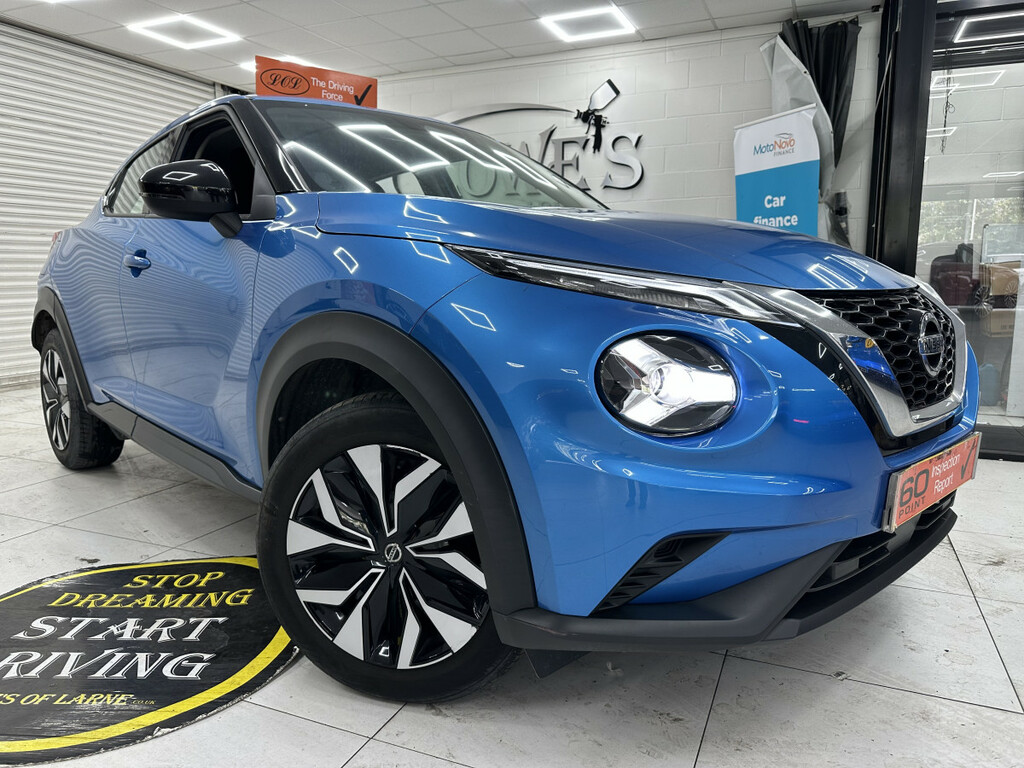 Nissan Juke 1.0 Dig-t Acenta WGZ6042 Blue #4