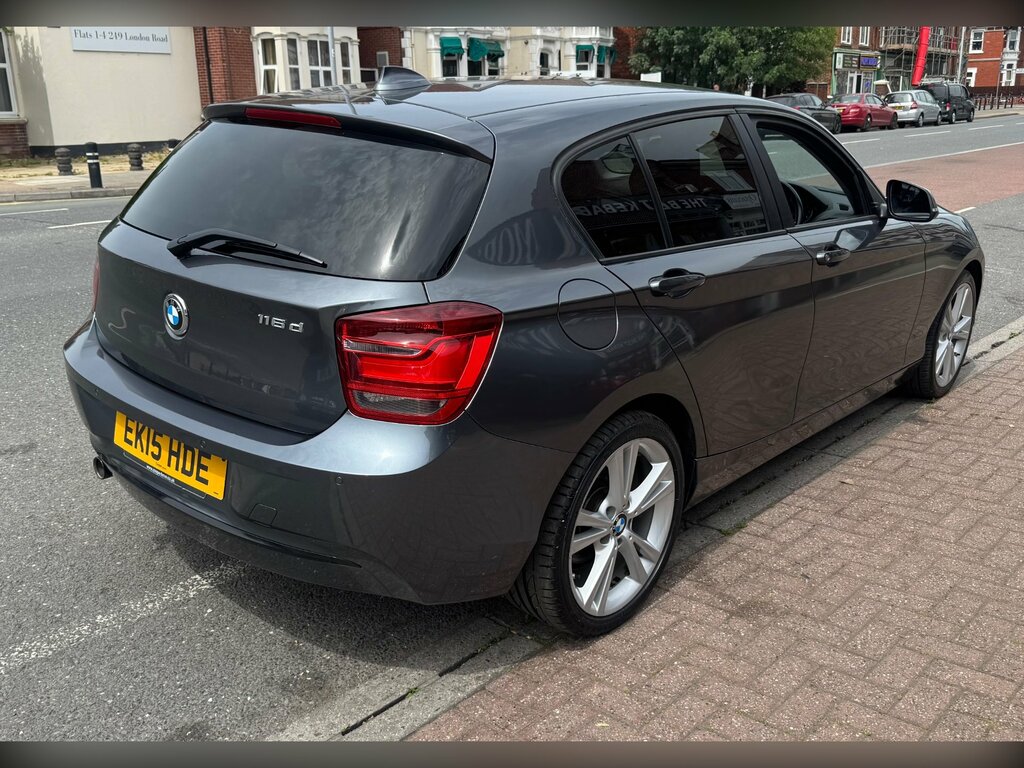 BMW 1 Series 2.0 116D Sport Hatchback Euro 5 Grey #6