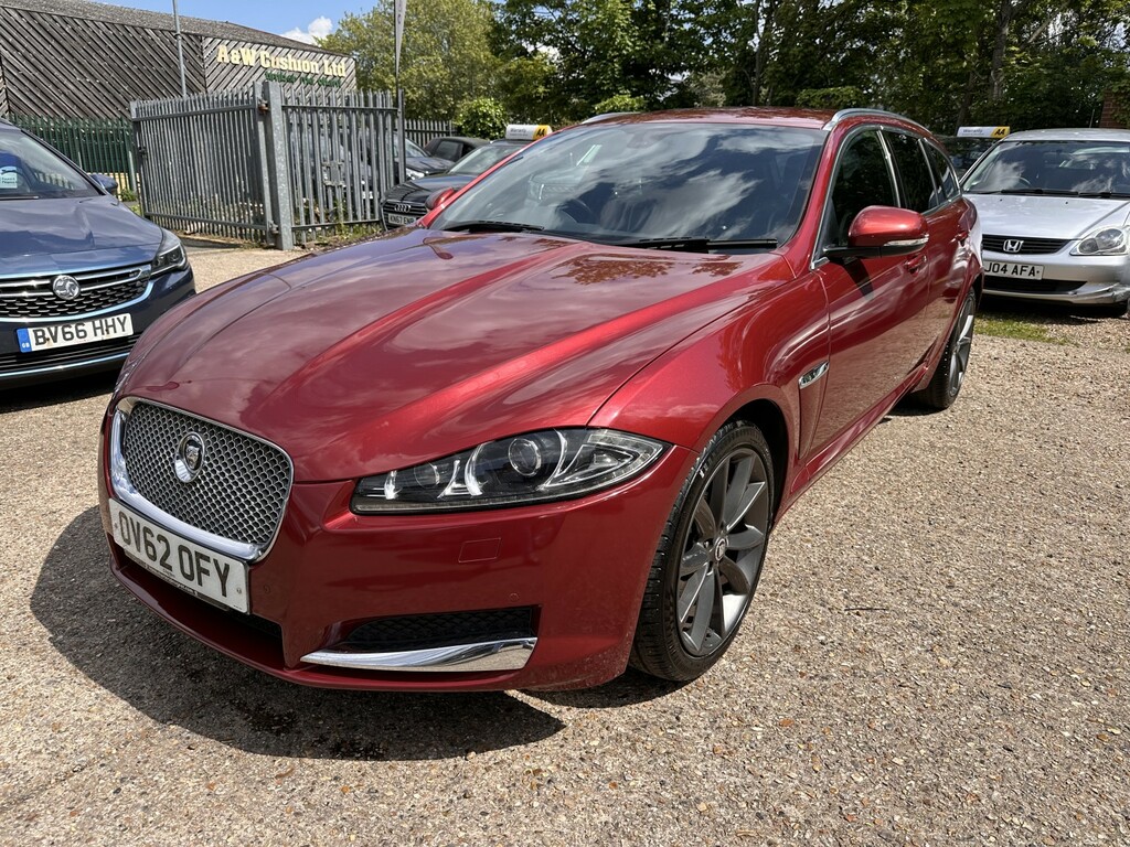 Jaguar XF 2.2 D Portfolio 2012 OV62OFY Red #3