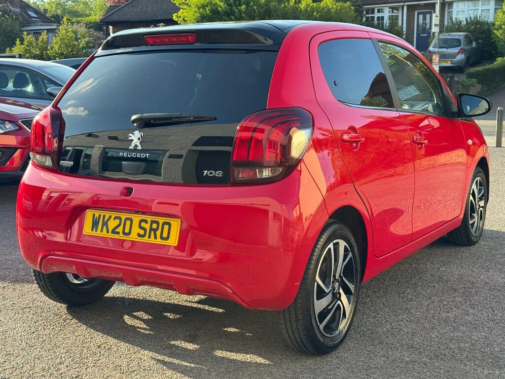 Peugeot 108 1.0 Allure Hatchback Euro 6 S S WK20SRO Red #4