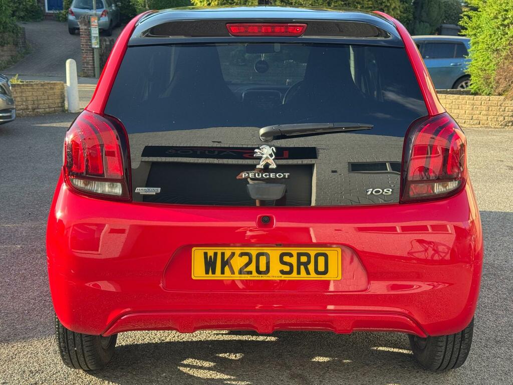 Peugeot 108 1.0 Allure Hatchback Euro 6 S S WK20SRO Red #5