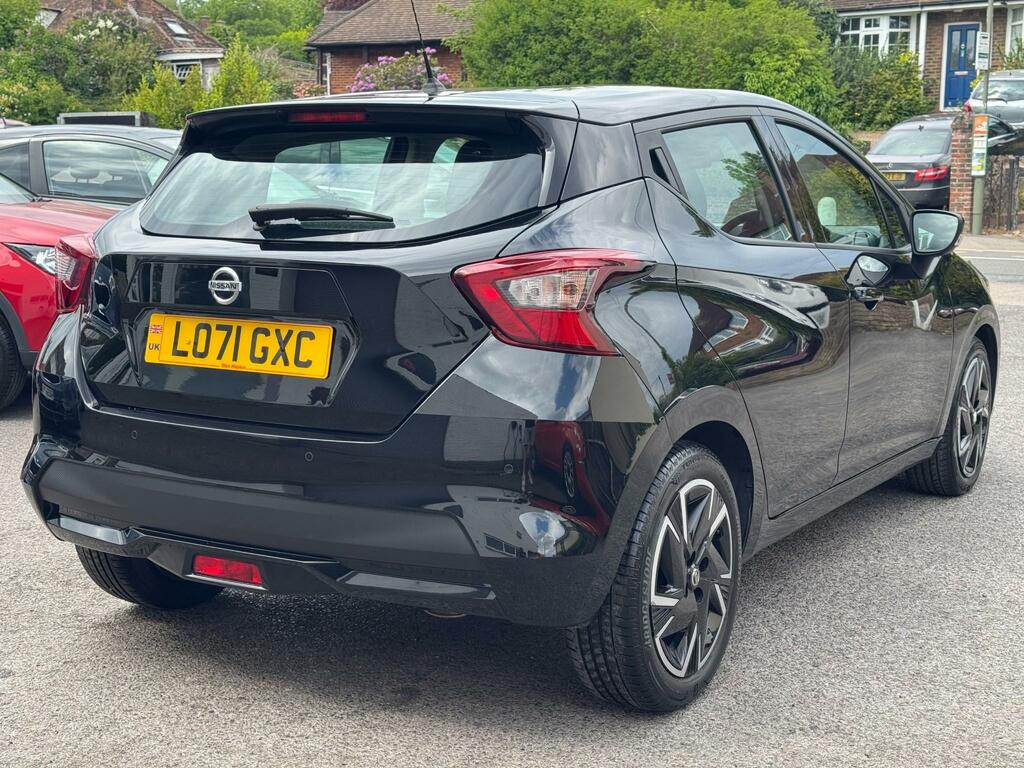 Nissan Micra 1.0 Ig-t Acenta Hatchback Euro 6 LO71GXC Black #4