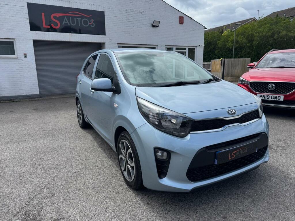 Kia Picanto 1.0 Wave Hatchback Euro 6 66 Bh GY19XPD Blue #2