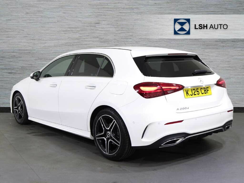 Mercedes-Benz A Class A200d Amg Line Executive KJ25CBF White #2