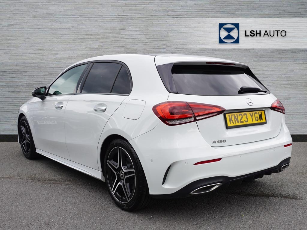 Mercedes-Benz A Class A180 Amg Line Premium KN23YGW White #2