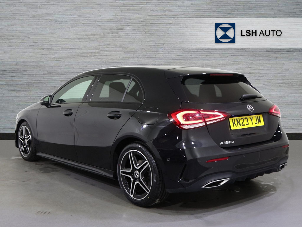 Mercedes-Benz A Class A180d 2.0 Amg Line Executive KN23YJM Black #2