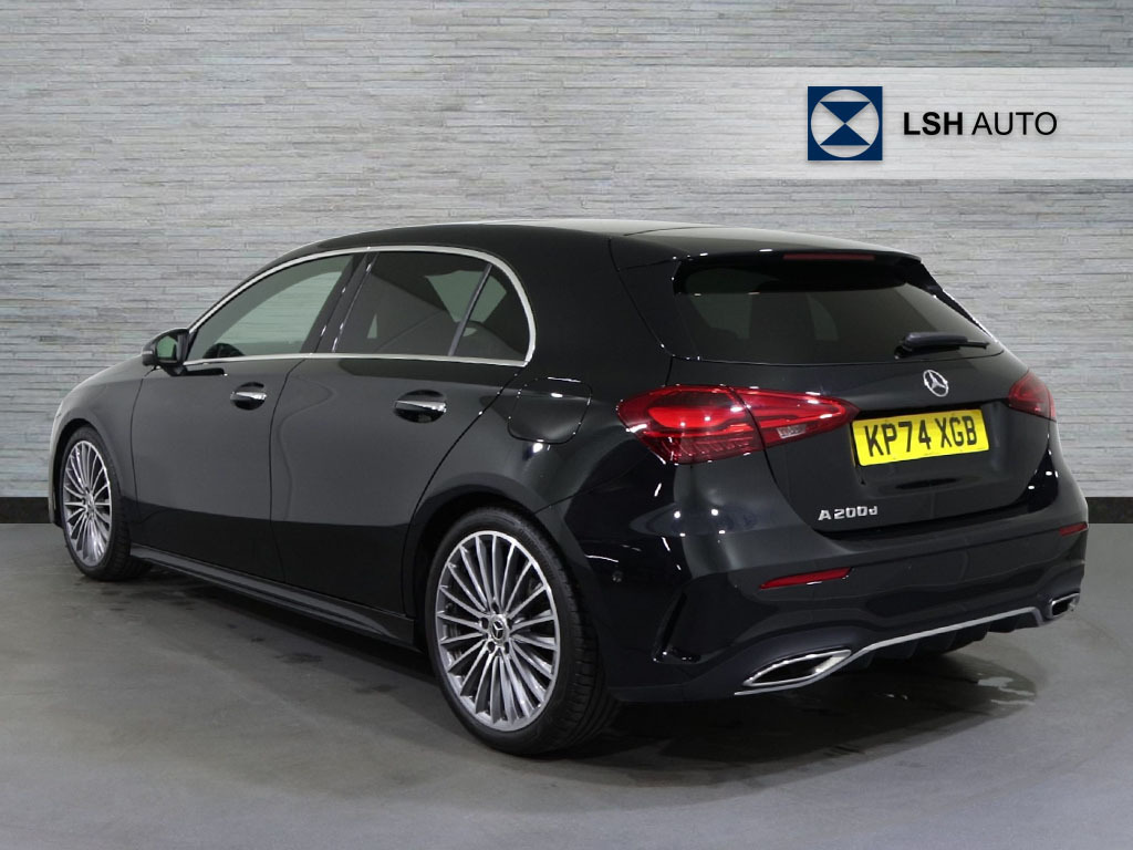 Mercedes-Benz A Class A200d Amg Line Premium Plus KP74XGB Black #2
