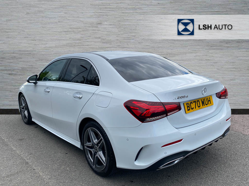 Mercedes-Benz A Class A200d Amg Line Premium Plus BC70WUH White #2