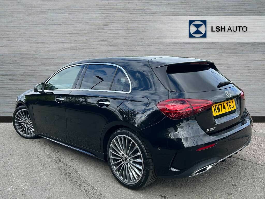 Mercedes-Benz A Class A200 Amg Line Premium Plus KW74YGJ Black #2