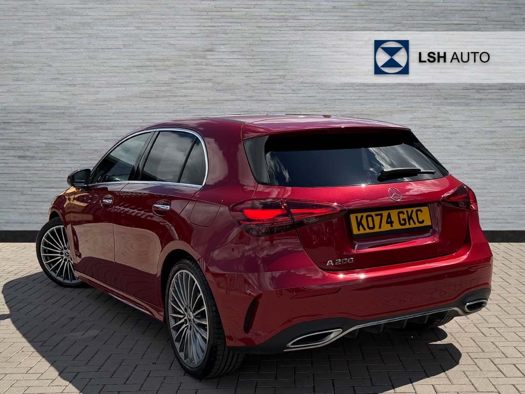 Mercedes-Benz A Class A200 Amg Line Premium Plus KO74GKC Red #2