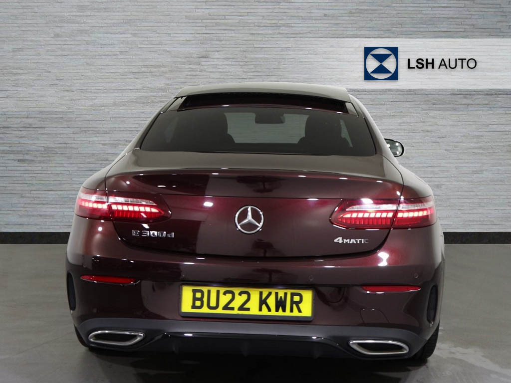 Mercedes-Benz E Class E300d 4Matic Amg Line Night Edition Premium Plus BU22KWR Red #5