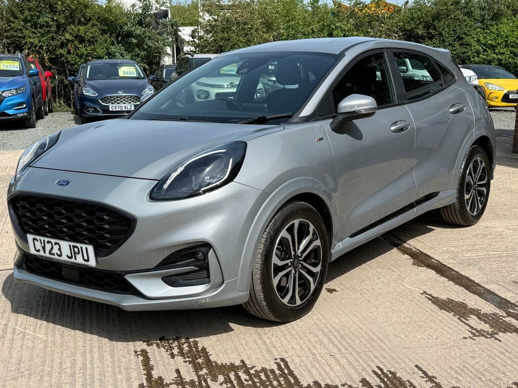 Ford Puma 1.0T Ecoboost Mhev St-line Suv Hybrid M CV23JPU Silver #4