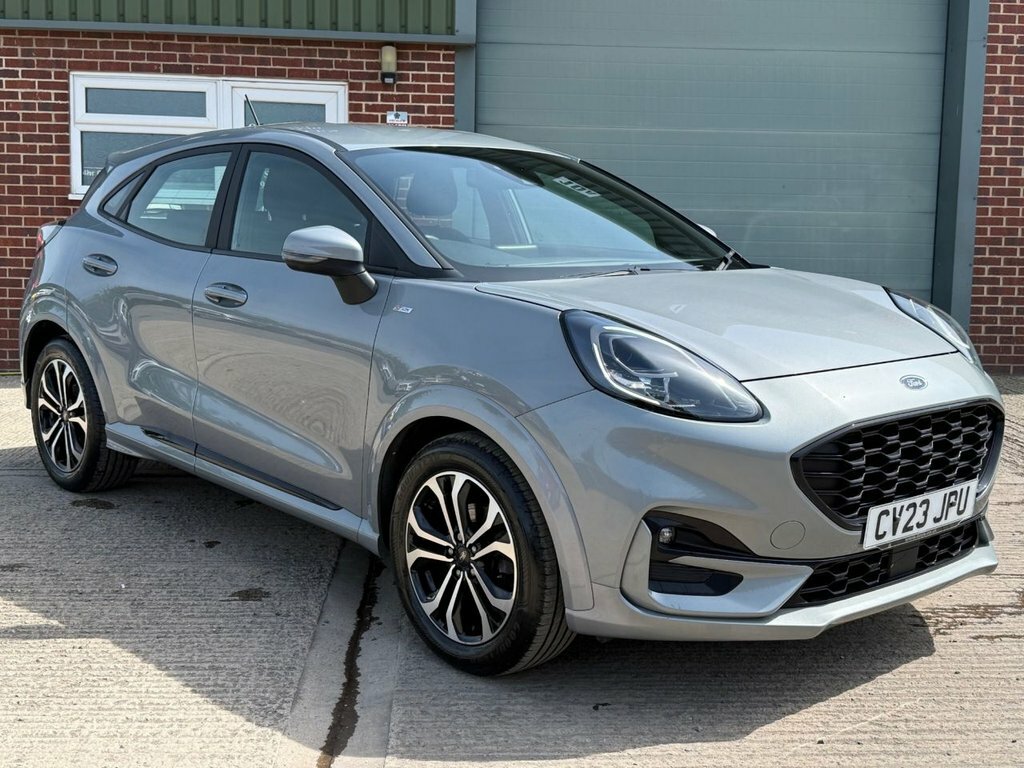 Ford Puma 1.0T Ecoboost Mhev St-line Suv Hybrid M CV23JPU Silver #2