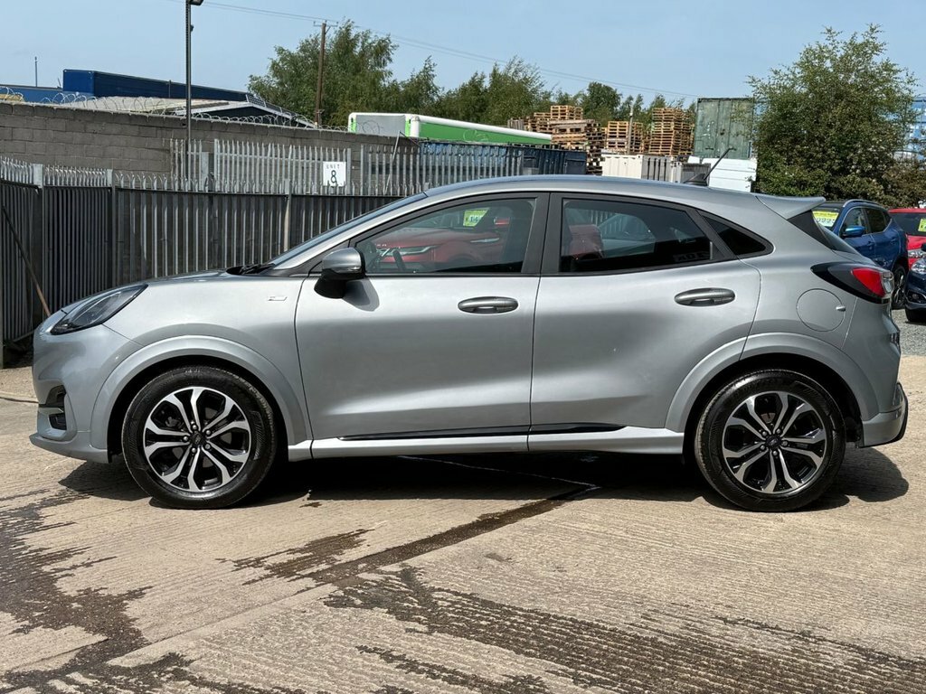 Ford Puma 1.0T Ecoboost Mhev St-line Suv Hybrid M CV23JPU Silver #6