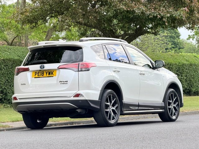 Toyota Rav 4 2.5 Vvt-h Design Suv Hybrid Cvt Euro 6 PE18YWK White #6
