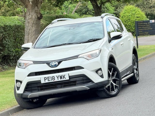 Toyota Rav 4 2.5 Vvt-h Design Suv Hybrid Cvt Euro 6 PE18YWK White #3
