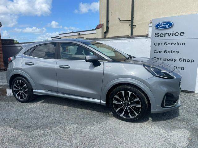 Ford Puma 1.0T 155Ps Ecoboost Mhev Hybrid St-line Vignale Dc ML23WYU Silver #3