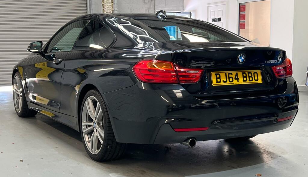 BMW 4 Series 2.0 420D M Sport Euro 6 Ss BJ64BBO Black #5