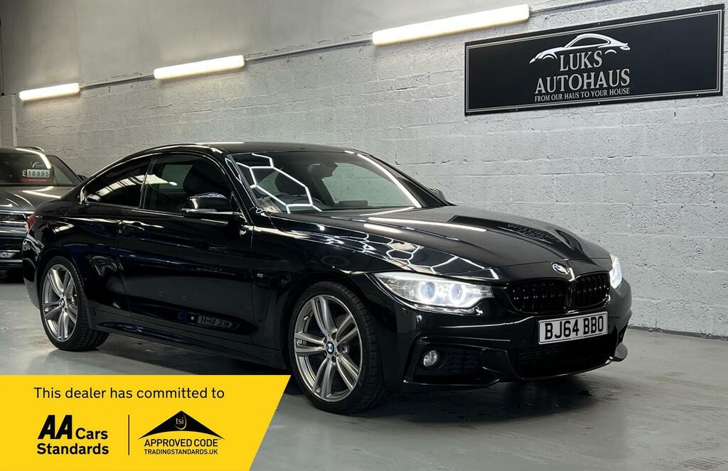 BMW 4 Series 2.0 420D M Sport Euro 6 Ss BJ64BBO Black #2