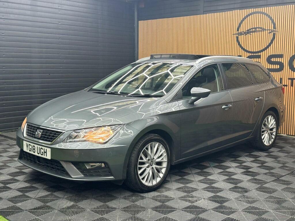 Seat Leon 1.6 Tdi Se Dynamic Technology St Euro 6 Ss YG18UGH Grey #4