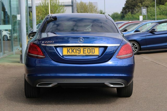 Mercedes-Benz C Class 2.0 C220d Sport Saloon G-tronic Euro 6 KK19EOD Blue #6