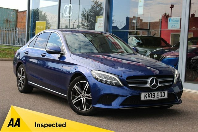 Mercedes-Benz C Class 2.0 C220d Sport Saloon G-tronic Euro 6 Blue
