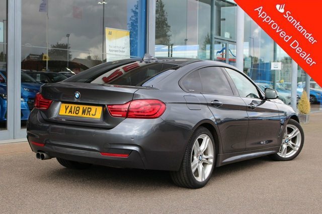 BMW 4 Series Gran Coupe 2.0 430I M Sport Hatchback Euro 6 YA18WRJ Grey #3