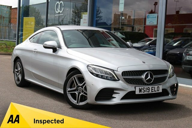 Mercedes-Benz C Class 2.0 C300 Amg Line Coupe G-tronic Euro Silver