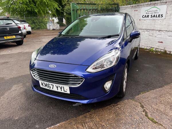 Ford Fiesta 1.0T Ecoboost Zetec Euro 6 Ss KM67YYL Blue #4