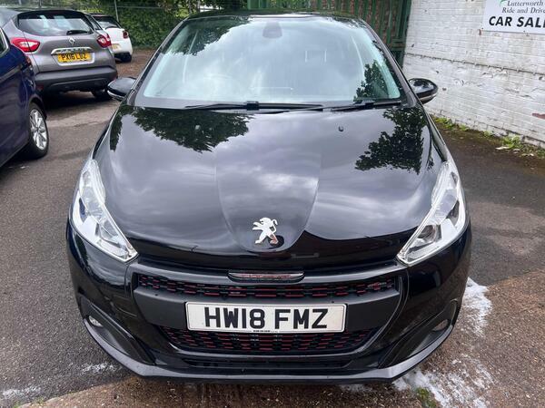 Peugeot 208 1.2 Puretech Gt Line Euro 6 Ss HW18FMZ Black #4