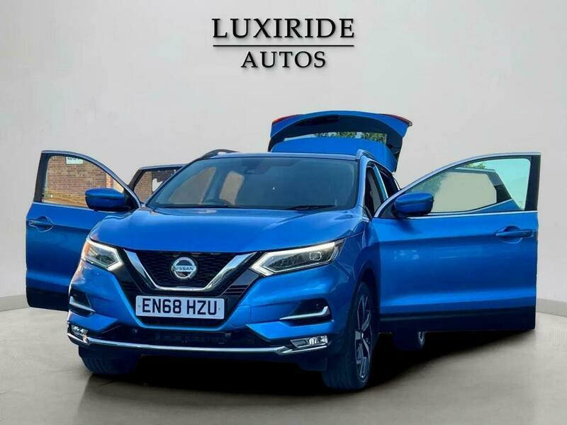 Nissan Qashqai 1.3 Dig-t Tekna Euro EN68HZU Blue #3