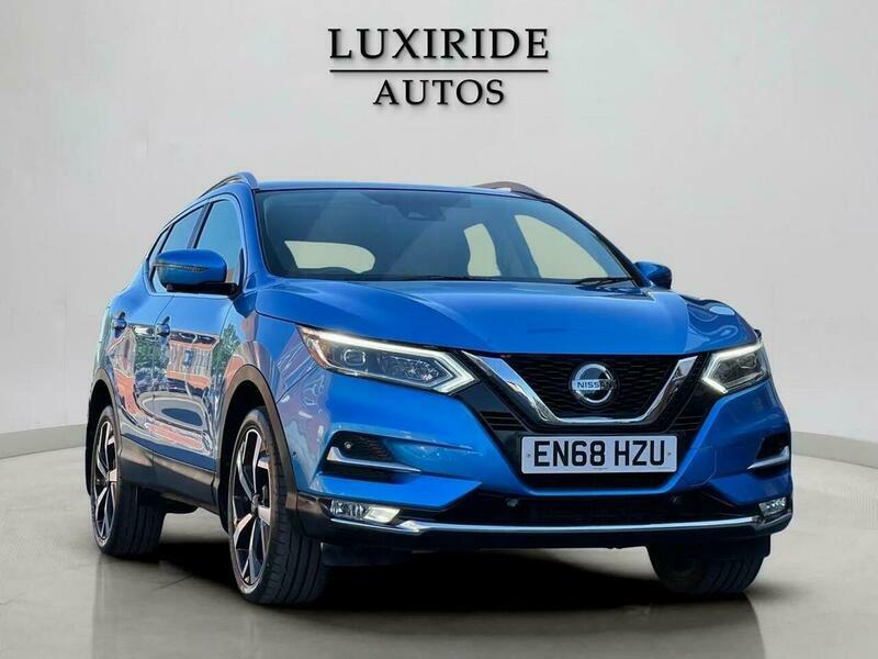 Nissan Qashqai 1.3 Dig-t Tekna Euro EN68HZU Blue #6