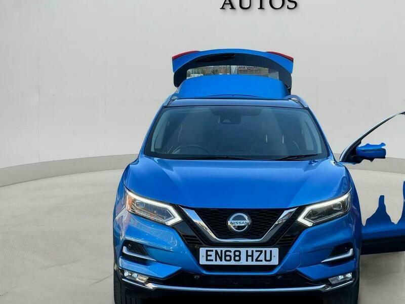 Nissan Qashqai 1.3 Dig-t Tekna Euro EN68HZU Blue #2