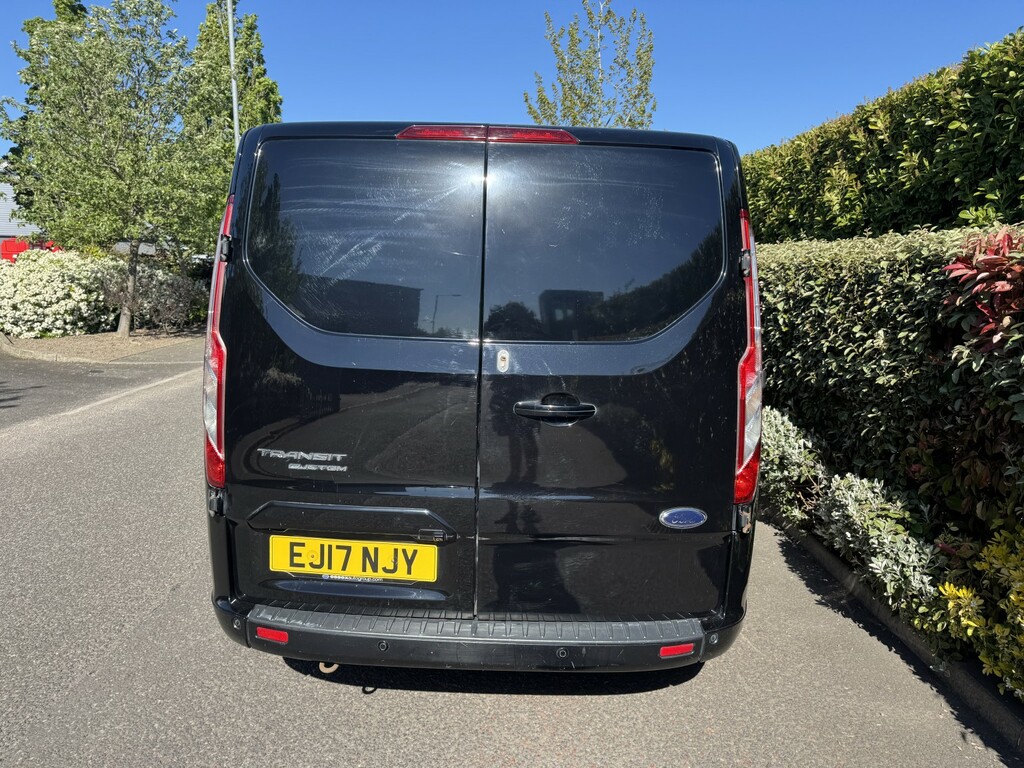 Ford Transit Custom 2.0 Tdci 290 Sport 2017 EJ17NJY Black #4