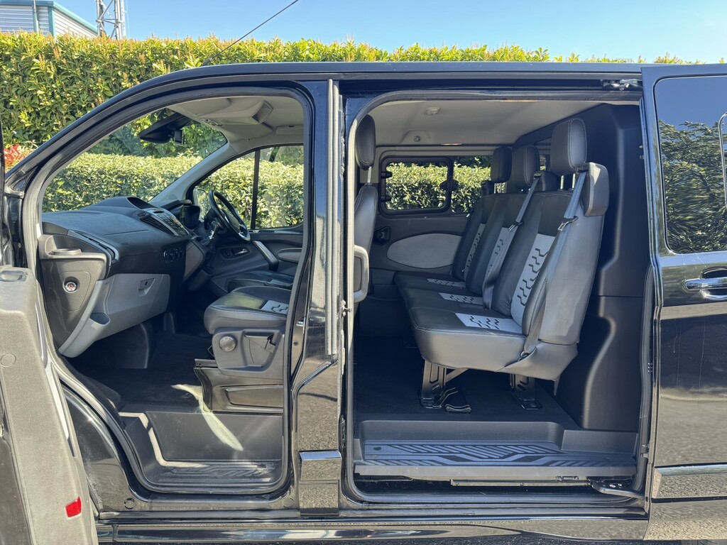 Ford Transit Custom 2.0 Tdci 290 Sport 2017 EJ17NJY Black #3