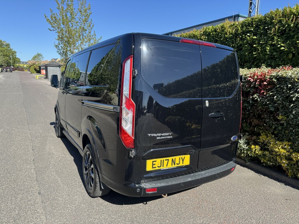 Ford Transit Custom 2.0 Tdci 290 Sport 2017 EJ17NJY Black #5