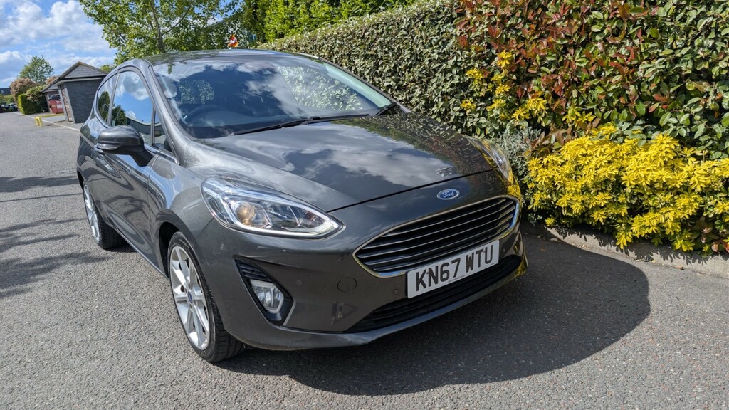 Ford Fiesta 1.0 T Ecoboost Titanium 2017 KN67WTU Grey #3