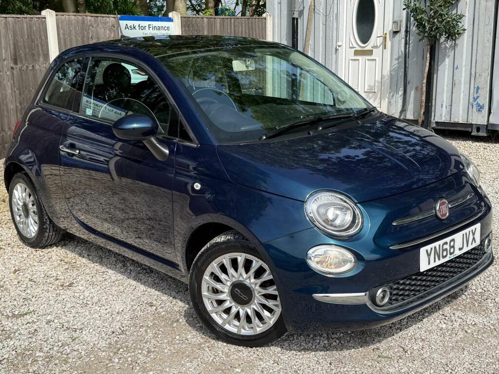 Fiat 500 Hatchback 1.2 Lounge Euro 6 Ss 201868 Blue