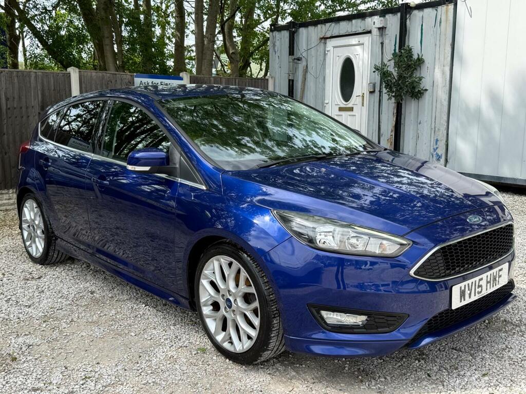 Ford Focus Hatchback 1.0T Ecoboost Zetec S Euro 6 Ss WV15HWF Blue #5